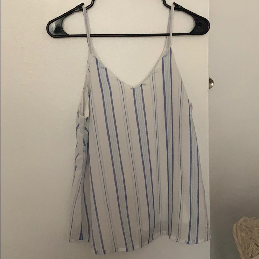 Blue/white striped tank!